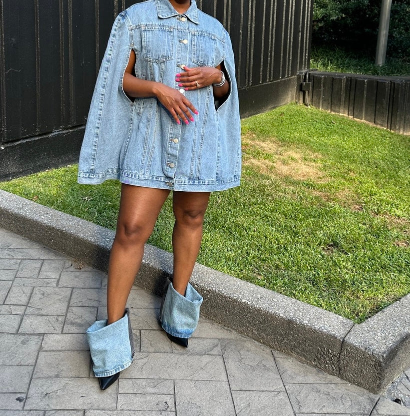 Denim PUNCHO JustClotheMe