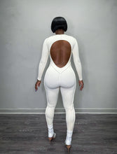 Load image into Gallery viewer, Backless Long Sleeve Jumpsuit