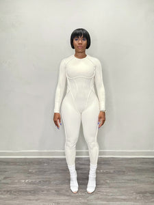 Backless Long Sleeve Jumpsuit