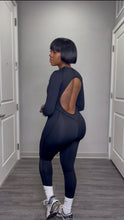 Load image into Gallery viewer, Backless Long Sleeve Jumpsuit