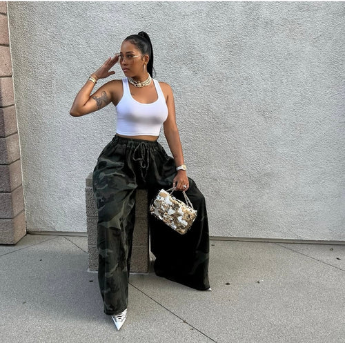 Camo Wide Pants
