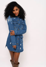 Load image into Gallery viewer, OVERSIZED JEAN JACKET