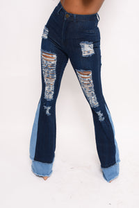 2 TONED WIDE LEG JEAN