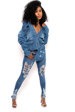 Load image into Gallery viewer, OVERSIZED JEAN JACKET